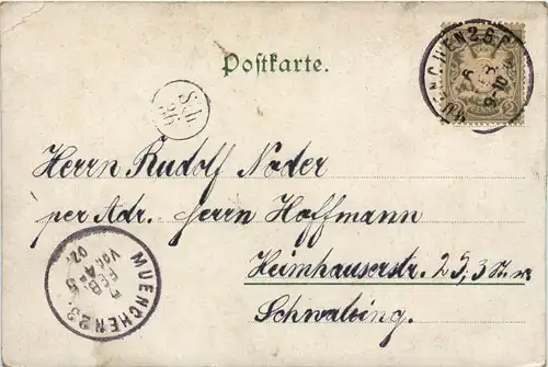 Künstlerkarte K. Dery - Der Aufschneider -91908