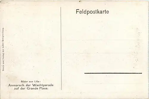 Lille - Anmarsch der Wachtparade -92464