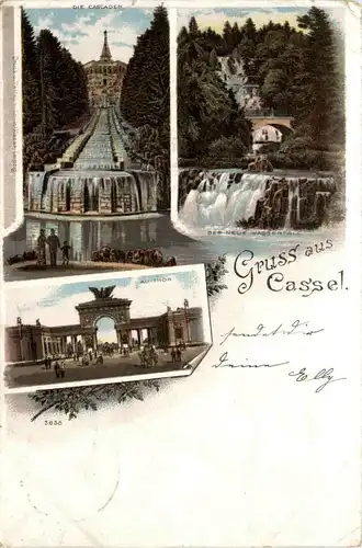 Gruss aus Cassel - Litho -91734