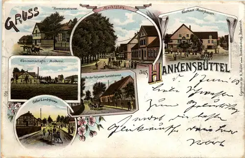 Gruss aus Hankensbüttel - Litho -91814