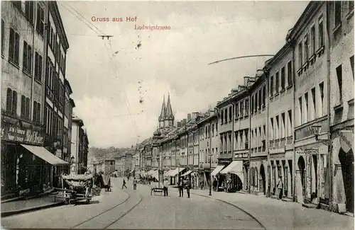 Gruss aus Hof - Ludwigstrasse -92048