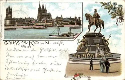 Gruss aus Köln - Litho -91114