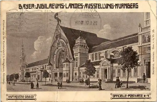 Jubiläums Ausstellung Nürnberg 1906 - Privatganzsache -91952