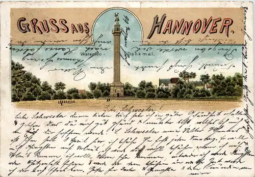 Gruss aus Hannover - Litho -91274