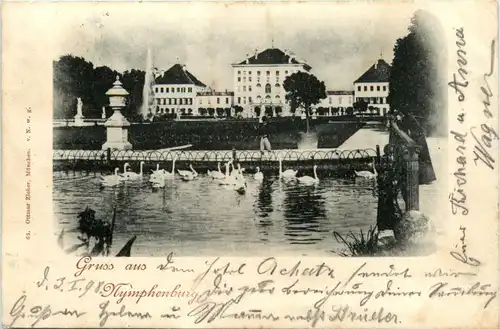 München - Gruss aus Nymphenburg - Privat Stadtpost -92032