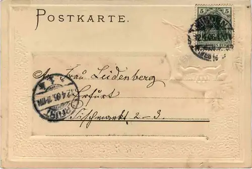 Minden - Litho - Prägekarte -92264