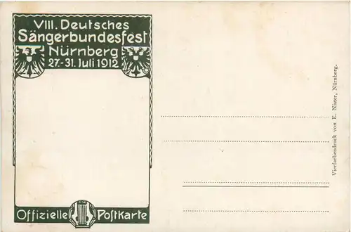 Nürnberg -Sängerbundesfest 1912 -92016