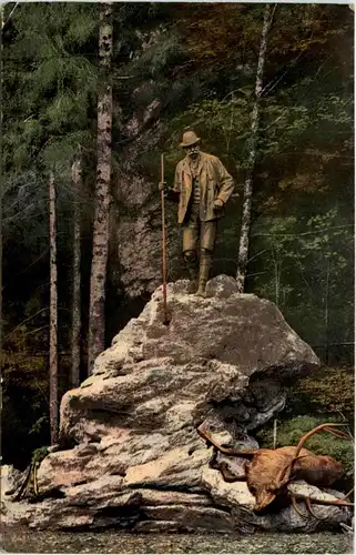 Kaiser Franz Josef Jagd Denkmal in Bad Ischl -93100