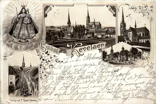 Gruss aus Kevelaer - Litho 1897 -92134