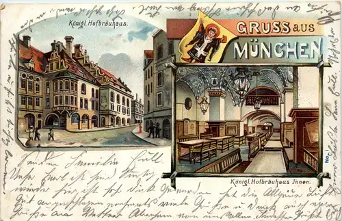 Gruss aus München - Litho -92268