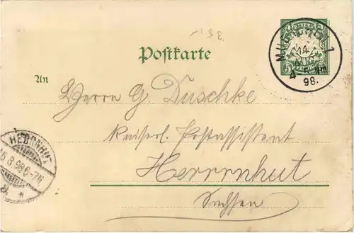 München - Kraft und Arbeitsmaschinen 1898 - Privatganzsache PP15 C1 -92252