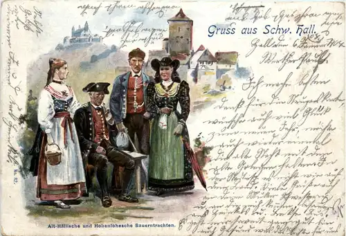 russ aus Schwäbisch Hall - Litho -90610