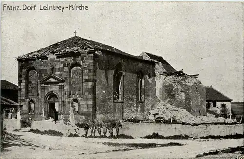 Leintrey-Kirche - Feldpost - Württem. Landsturm Inf. Regimaent -92636