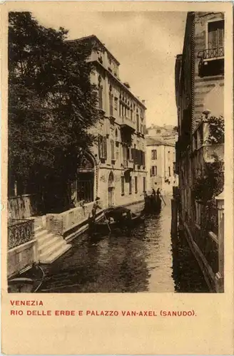 Venezia - Rio delle Erbe e Palazzo van Axel -93242
