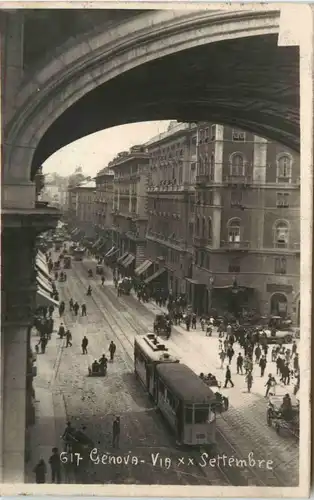 Genova - Via XX Sttembre - Tramway -93390