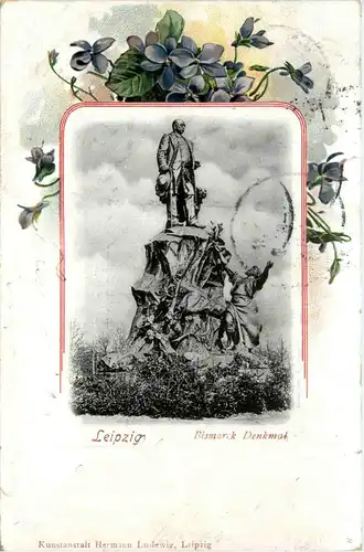 Leipzig - Bismarck Denkmal - Litho -90690
