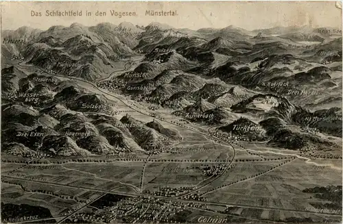 Colmar - Schlachtfeld in den Vogesen - Feldpost Landwehr -92542
