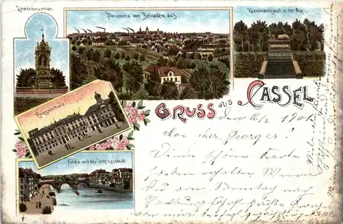Gruss aus Kassel- Litho -91752