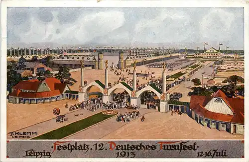 Leipzig - Deutschhes Turnfest 1913 -90730