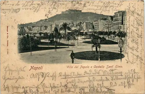 Napoli - Villa del Popolo e Castello Sant Elmo -93550