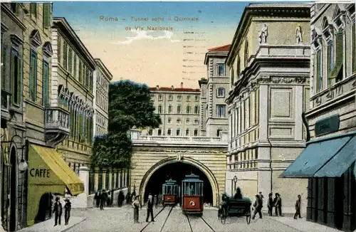 Roma - Tunnel sotto il Quirinale da Via Nazionale -93360