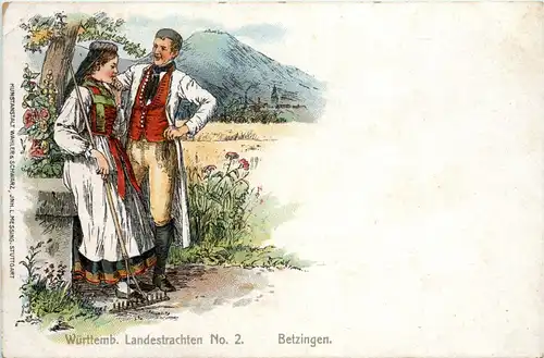 Badische Landestrachten - Betzingen -93570