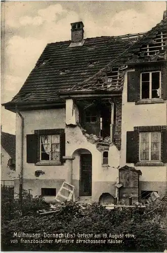 Mülhausen Dornach - Gefecht am 19. August 1914 - Feldpost -93628