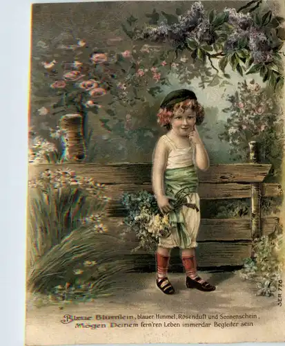 Kind - Prägekarte -93566