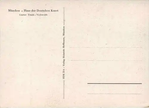 München - Haus der Kunst - Künstlerkarte Gustav Traub -77748