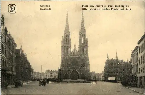 Ostende Place Pierre et Paul - Feldpost -92704