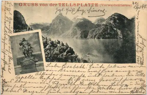 Gruss von der Tellsplatte -93556