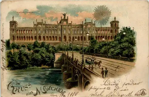 Gruss aus München - Litho -93752