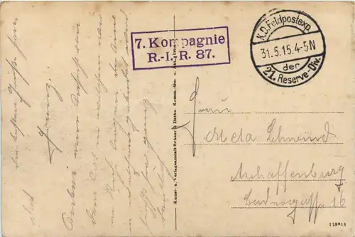 Ansicht von Brecy - Frankreich - Feldpost 7. Kompanie -93168