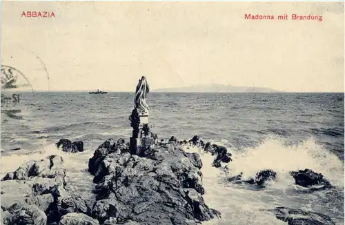 Abbazia - Madonna mit Brandung -93878
