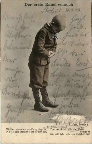 Der erste Rauchversuch -94072