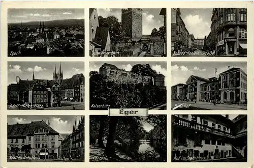 Eger - Mehrbildkarte - Cheb -93172