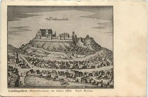 Schillingsfürst im Jahre 1650 -92402