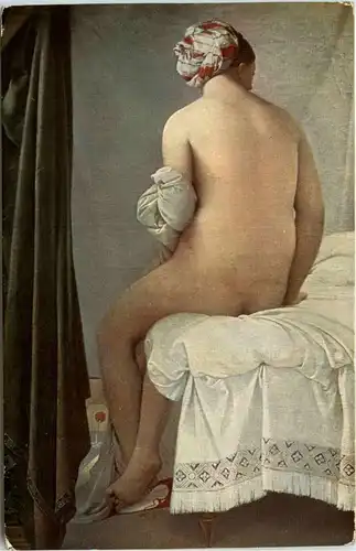 Künstlerkarte J. Ingres - Erotik -94128