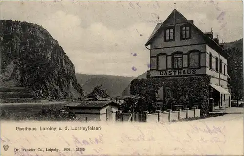 Gasthaus Loreley und der Loreleyfelsen -93584