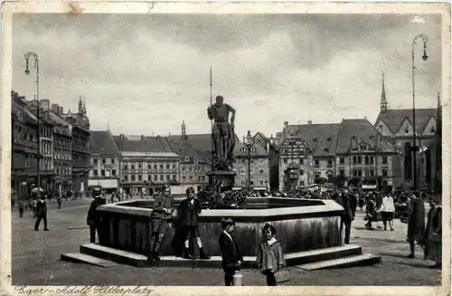 Eger - Adolf Hitlerplatz - Feldpost 3. Reich -94408