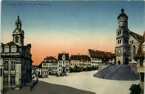 Schwäbisch Hall - PArtie am Marktplatz -92894