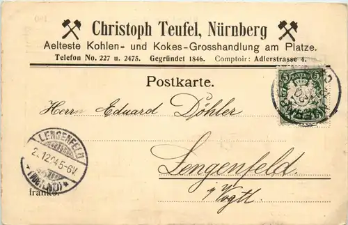 Nürnberg - Christoph Teufel Kohlen Grosshandlung -78724