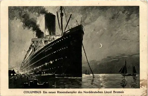 Norddeutscher Lloyd Bremen Columbus -94846