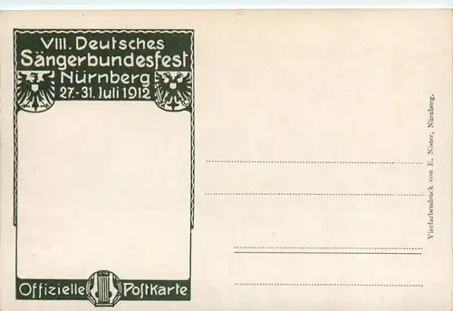 8. Deutsches Sängerbundfest 1912 Nürnberg -91966