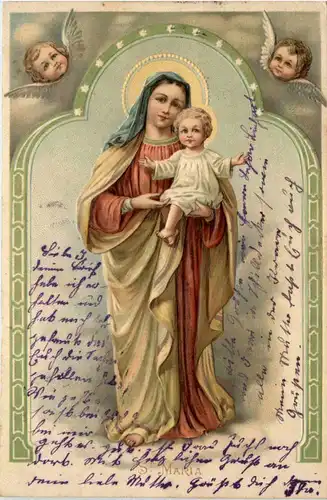 Glaube - St. Maria - Prägekarte -94734