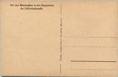 Mit dem Brennabor in den Serpentinen der Stilfserjochstrasse PKW -94842