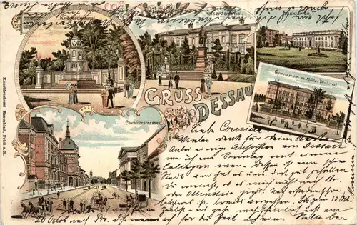 Gruss aus Dessau - Litho -92104