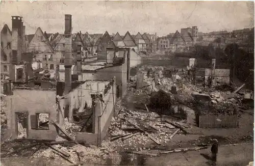 Donaueschingen nach dem Grossfeuer am 5. August 1908 -93620
