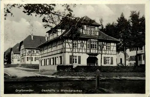 Grafenwöhr - Geschäfts und Wohnbaracken -95212