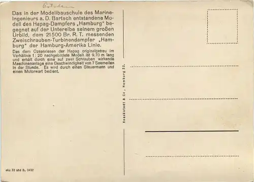 Hamburg - Dampfer -95334